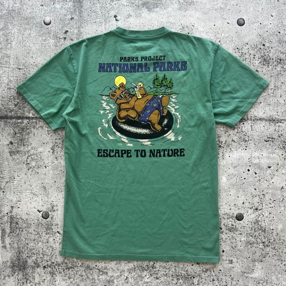 Parks Project Other - Parks Project T-Shirt Mens Medium Green National Parks Bear Escape To Nature